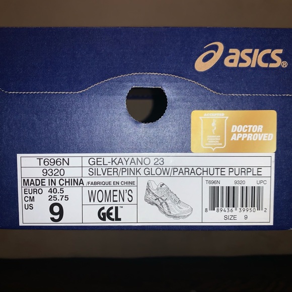 ASICS Gel Kayano 23 running shoes size 9 - Picture 7 of 7